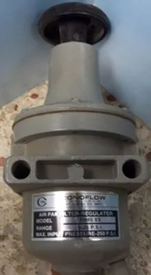 QTY. 1. ITT GRINELL VALVE CO. CONOFLOW AIR FILTER ...