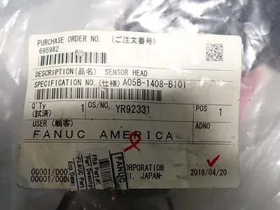 NEW 2018 FANUC A05B1408B101