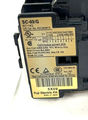 USED FUJI ELECTRIC SC-03/G