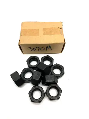 Class 10 Black Oxide High Strength Steel Hex Nut M16 x 2 mm Thread BOX OF 10 - New Other