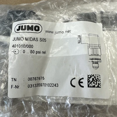 New | in-Stock JUMO 00767675 Parts (Hydraulics and Pneumatics) Indiana US | J&J Industrial Supply #510106