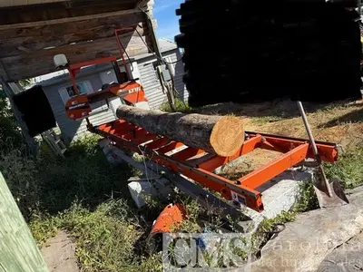 USED WOOD MIZER LT 15 ELECTRIC SAWMILL WITH 38 HOURS