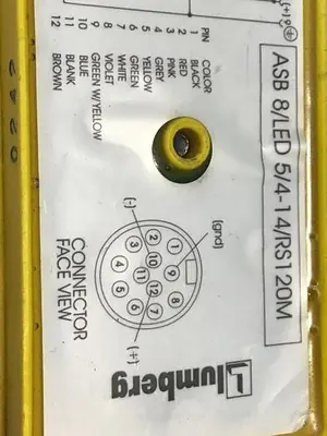 USED LUMBERG ASB 8/LED 5/4-14/RS120M