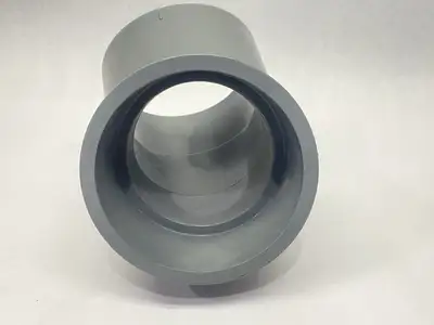 USED LASCO SCHEDULE 80 PVC 45 DEGREE ELBOW 6" SOCKET X SOCKET