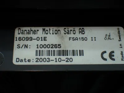 USED DANAHER MOTION 1609901E