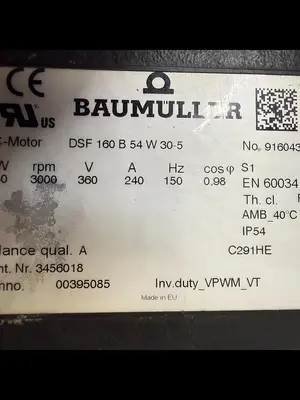USED BAUMULLER DSF 160 B 54 W 30-5