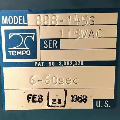 New | in-Stock TEMPO 888-145S Miscellaneous Equipment (Electrical & Power) Ohio US | Surplus Asset Holdings #1236128