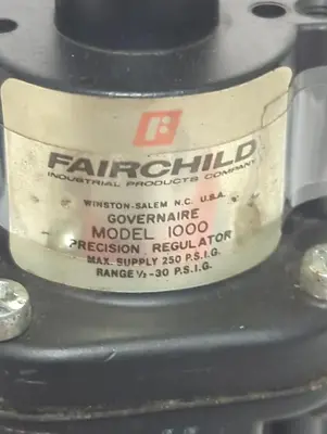 Used FAIRCHILD MODEL 1000 Air Pressure Regulators Ohio US | Surplus Asset Holdings #1295737