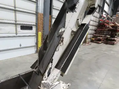 Spectrum Automation 0345HD Steel Hopper Parts Feeder Floorbin Elevator Conveyor
