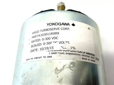 USED YOKOGAWA PANEL METER 0-300VDC NEEDS NEW FRONT PLASTIC SHIELD/FACE