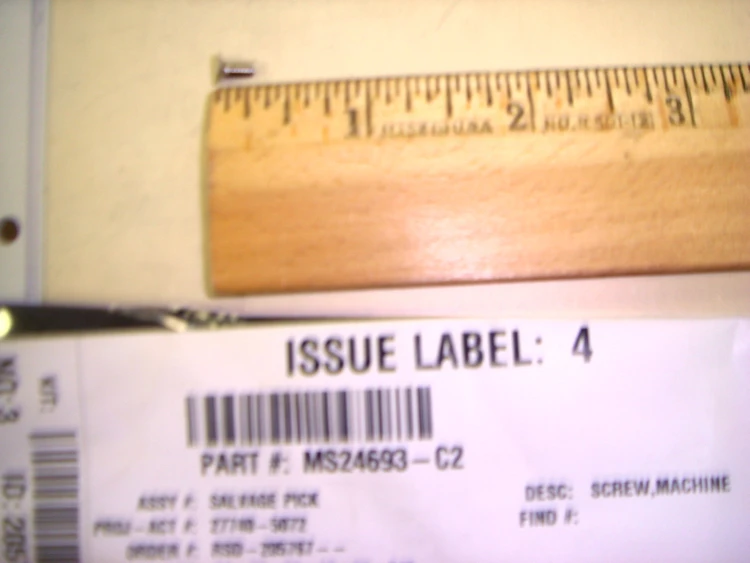 New | in-Stock Stainless Steel Screws MS24693-C2 Hardware Washers Arizona US | ASSET CONVERSION SPECIALISTS, INC. #312115