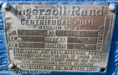 USED INGERSOLL RAND 2-1/2 RTM-4