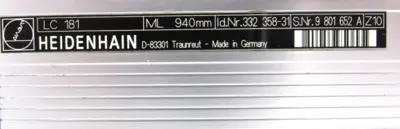 USED HEIDENHAIN LC181 LINEAR SCALE 332521-03 332358-31 AE-LC-181