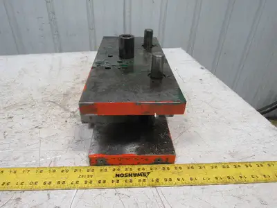 Danley 2 Pin Punch Press Die Shoe Set 16"X6" X 1"