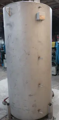SPC8692  Tank 350 gallon vertical tank, Stainless Steel, flat
