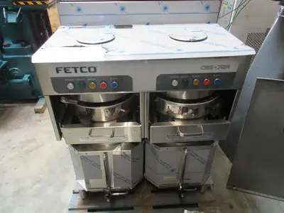 Automatic Coffee Brewer, Fetco #CBS-72A, High Volume Dual coffee brewer, open box