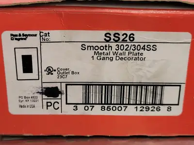 NEW PASS & SEYMOUR SS26