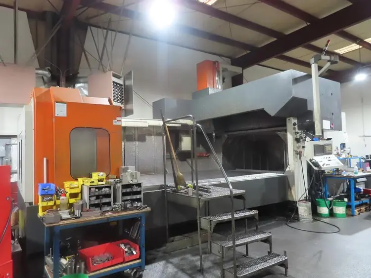 Used 2009 VISIONWIDE VTEC VF-4000 DOUBLE COLUMN STYLE BRIDGE MILL Vertical Machining Centers Oregon US | ABL Technology LLC #506547