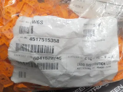 Bag of 500 Deutsch W6S Orange Wedgelocks New