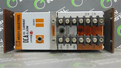 Moore Industries DCA/4-20MA/SH1/24DC-AD DC Current Alarm Module Used