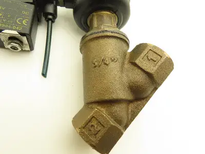 Granzow PABR-20/45FSO Bronze Pneumatic Solenoid Valve 2-Way 3/4NPT 24V 230PSI NC