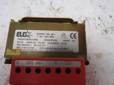 ELCA Series TM 80VA Control Transformer PI 400/440V Sec 110V