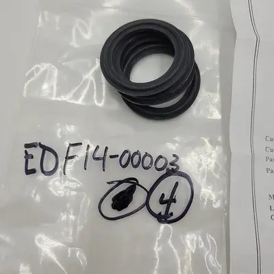 New | in-Stock RUBBER FAB RUBBER FAB 1-1/2" BLACK EPDM TRI-CLAMP GASKET PEROXIDE CURED EDF14-00003 CERTIFIED & *NEW* Valves/Fittings | ND Industrial Surplus #1221430