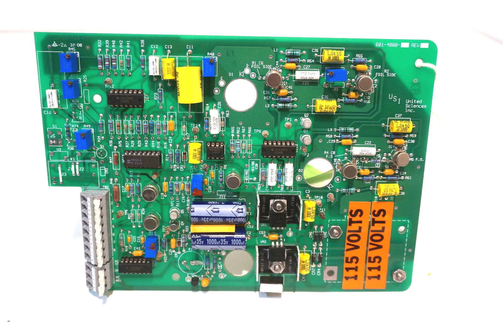 NEW UNITED SCIENCES 601-4000-02 CONTROL BOARD 601400002