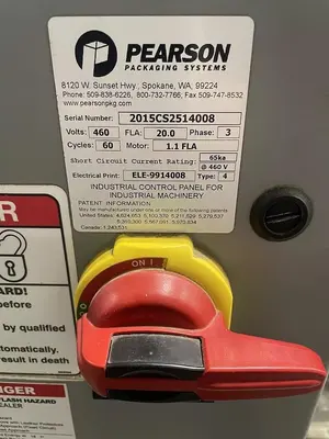 USED 2015 PEARSON PACKAGING SYSTEMS CS25