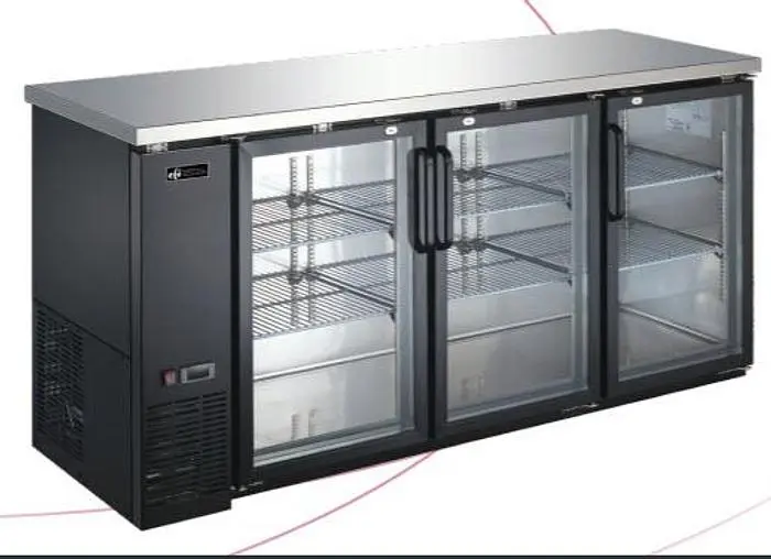 Back Bar Glass Door Cooler
