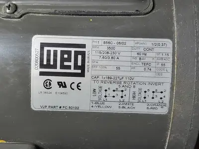 New | in-Stock WEG B56C-06/02 Motors (misc) British Columbia CA | Lenmark #246286