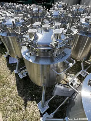 Used Stainless Steel Jacketed Tank with Removable Dished Top
