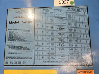 Used DOALL C-4100NC Horizontal Band Saws Ohio US | G-2000, Inc. #1283651