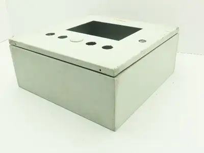 Hoffman CSD16166 Electrical Enclosure 16x16x6" Wall Mount Panelview 700 8.5x6"