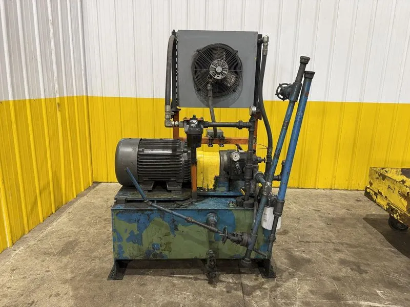 15 HP HYDRAULIC POWER UNIT INCLUDING TANK AND CHILLER : YOBRO #25414