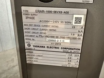 USED 2019 YASKAWA MOTOMAN AR700