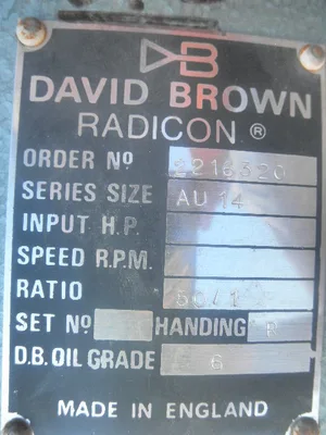 USED DAVID BROWN RADICON AU14