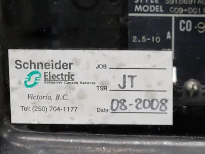 USED WESTINGHOUSE C09-D011AA1