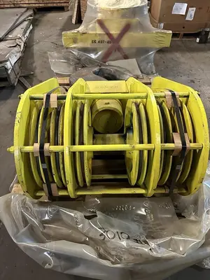 50 Ton Crane Block/Hook 6 Sheaves Rebuilt