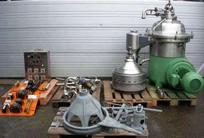 Westfalia SA 60-47-076 hermetic clarifier centrifuge, 304SS.