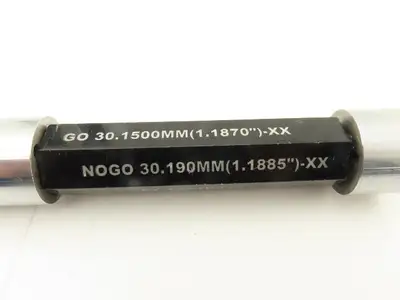 R&K Tool Pin Plug Guage Go Nogo 30.15mm 31.79mm 32mm 34.92mm & 38.20mm  Lot Of 5