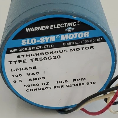 USED Warner Electric TS50G20