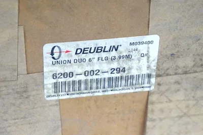 NEW DEUBLIN 6200-002-294 ROTARY UNION DUO 6'' FLG 3.99 6200002294