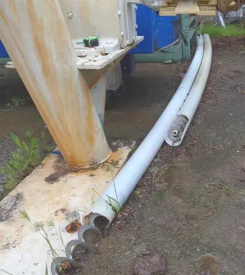 Conveyor, Screw, 4" X 18', S/st, 5 HP, Flexible, #S740003