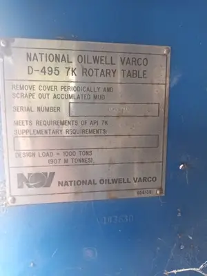 New | in-Stock NOV NOV / NATIONAL OILWELL VARCO D-495 Rotary Tables Texas US | Oil The Woodlands Group #1500845