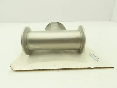 A&N Corporation QF50-200-T 2" NW 50 ISO-QF-Tee Flange Stainless Steel A = 2.76