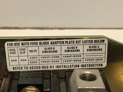 USED ALLEN BRADLEY 1494F-R666