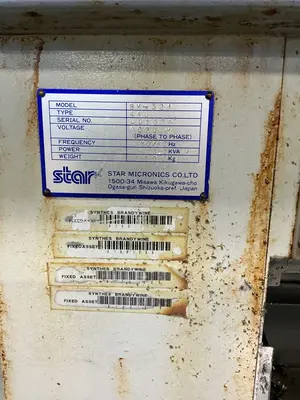 Used STAR MICRONICS SV32J Swiss Type Automatic Screw Machines Ohio US | HGR 24 #1125766