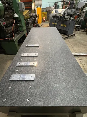 GRANITE PLATE 9'x42"x14"T Inspection & Test Equipment | Global Machine Brokers, LLC (4)