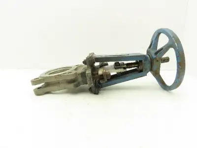 DeZurik 9258997 3" Knife Gate Valve 304 SS Rising Stem Fig. 824